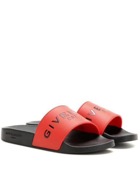 black and red givenchy slides|Givenchy slides sale women.